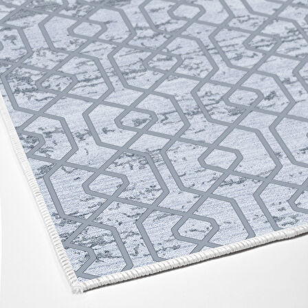 Dekoreko Kaymaz Taban Djt Salon Halısı Star Pamuk Modern 757