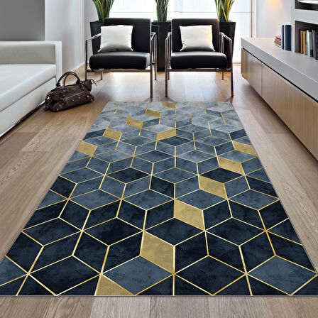 Dekoreko Kaymaz Taban Djt Salon Halısı Star Pamuk İskandinav 2146M