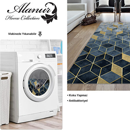 Dekoreko Kaymaz Taban Djt Salon Halısı Star Pamuk İskandinav 2146M