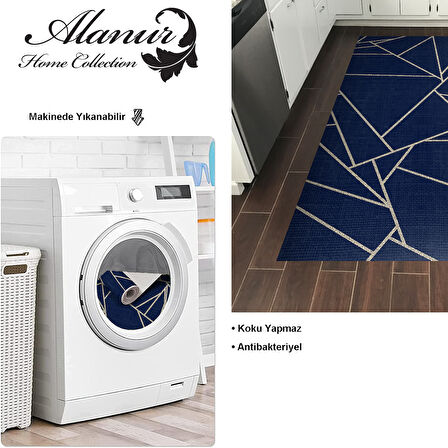 Dekoreko Kaymaz Taban Djt Mutfak Halısı Trend Modern 717