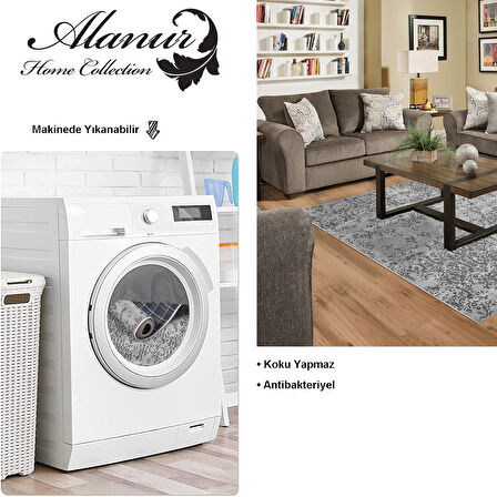 Dekoreko Kaymaz Taban Djt Salon Halısı Star Pamuk Modern 1918