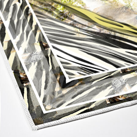 Dekoreko Kaymaz Taban Djt Mutfak Halısı Trend Modern 728