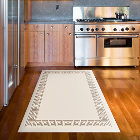 Dekoreko Kaymaz Taban Djt Mutfak Halısı Star Pamuk Modern Kt493