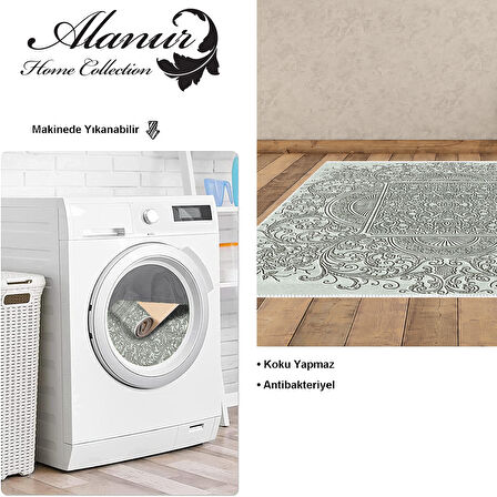 Dekoreko Kaymaz Taban Djt Salon Halısı Yıldız Deri Modern 1488