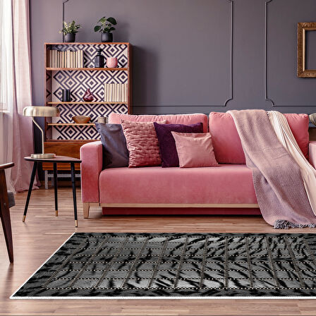 Dekoreko Kaymaz Taban Djt Salon Halısı Yıldız Deri Modern 1906