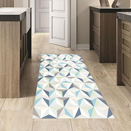 Dekoreko Kaymaz Taban Djt Mutfak Halısı Star Pamuk Modern 1944