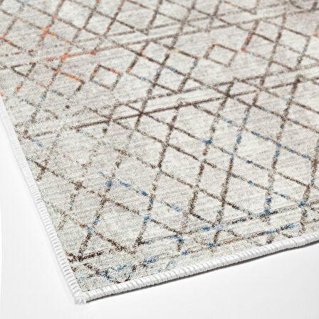 Dekoreko Kaymaz Taban Djt Mutfak Halısı Trend İskandinav F5079