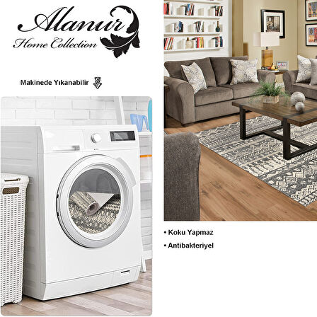 Dekoreko Kaymaz Taban Djt Salon Halısı Trend İskandinav Al1104