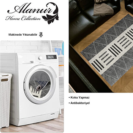 Dekoreko Kaymaz Taban Djt Salon Halısı Star Pamuk İskandinav M1282