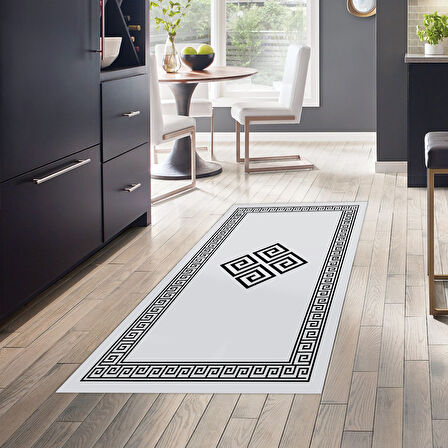 Dekoreko Kaymaz Taban Djt Mutfak Halısı Trend Modern 656M