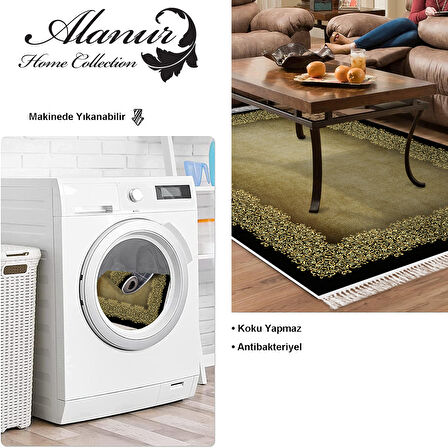 Dekoreko Kaymaz Taban Djt Salon Halısı Star Pamuk Saçaklı Modern 1674