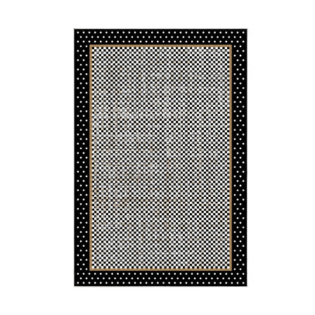 Dekoreko Kaymaz Taban Djt Banyo Halısı Yıldız Deri Modern 604M