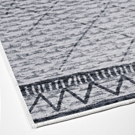 Dekoreko Kaymaz Taban Djt Salon Halısı Yıldız Deri İskandinav F5081