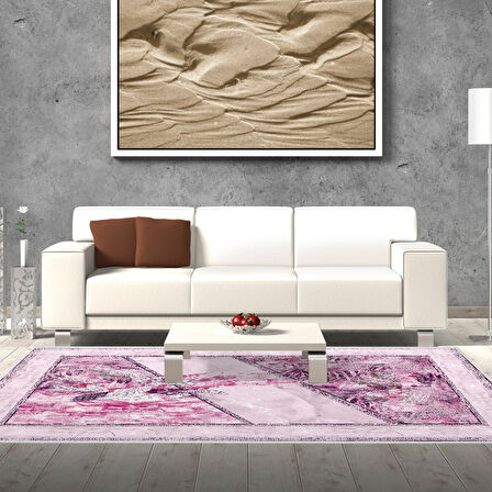 Dekoreko Kaymaz Taban Djt Salon Halısı Yıldız Deri Modern 729