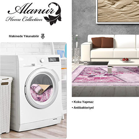 Dekoreko Kaymaz Taban Djt Salon Halısı Yıldız Deri Modern 729