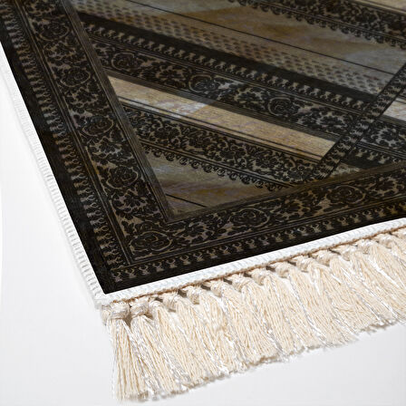 Dekoreko Kaymaz Taban Djt Mutfak Halısı Trend Saçaklı Modern 731