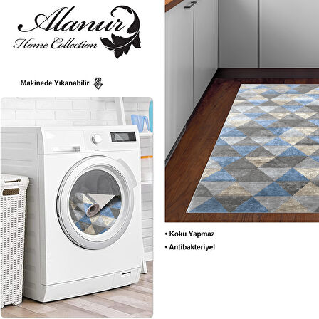 Dekoreko Kaymaz Taban Djt Mutfak Halısı Trend İskandinav 661M