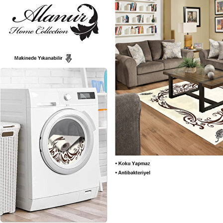 Dekoreko Kaymaz Taban Djt Salon Halısı Trend Modern 2073M