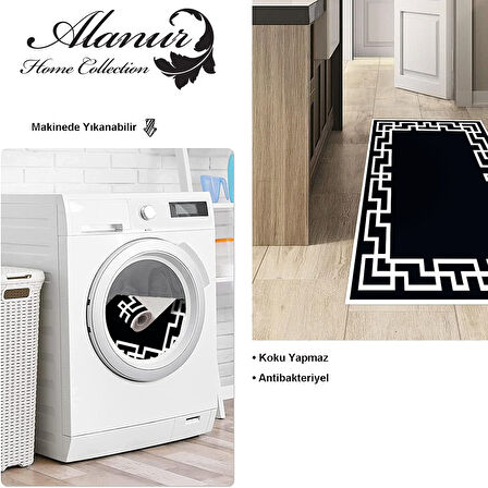 Dekoreko Kaymaz Taban Djt Mutfak Halısı Trend Modern F5035