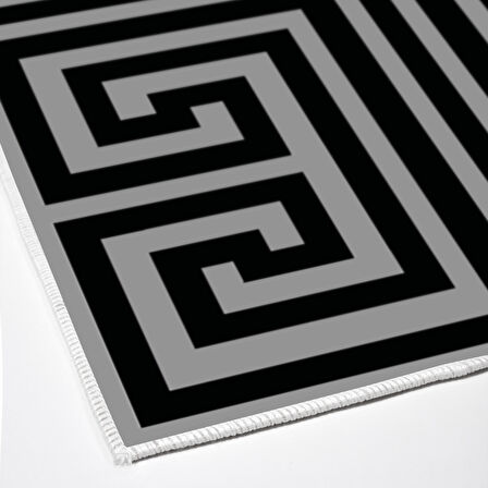 Dekoreko Kaymaz Taban Djt Mutfak Halısı Yıldız Deri Modern 658M