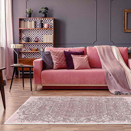 Dekoreko Kaymaz Taban Djt Salon Halısı Yıldız Deri Modern 1488