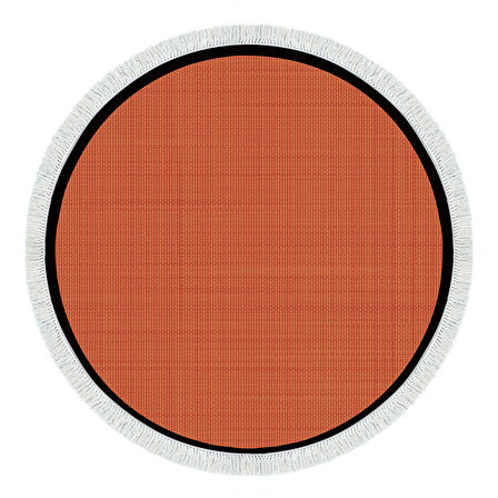 Alanur Home Kaymaz Taban Djt Banyo Mutfak Salon Halı Star Pamuk Saçaklı Yuvarlak Dokuma Desen E5007