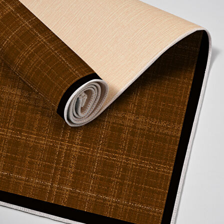 Alanur Home Kaymaz Taban Djt Banyo Mutfak Salon Halı Yıldız Deri Dokuma Desen E5007