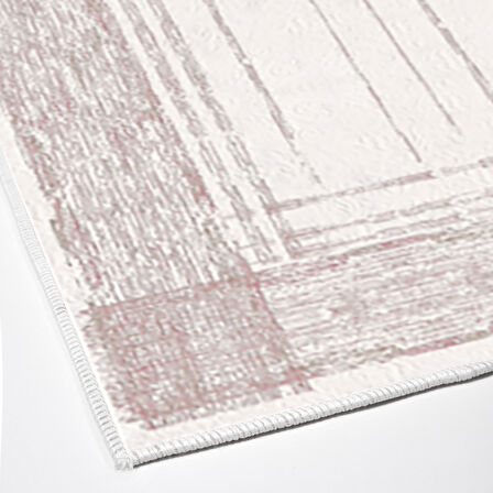 Dekoreko Kaymaz Taban Djt Mutfak Halısı Yıldız Deri Modern M5076