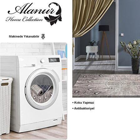 Dekoreko Kaymaz Taban Djt Salon Halısı Star Pamuk Modern 743