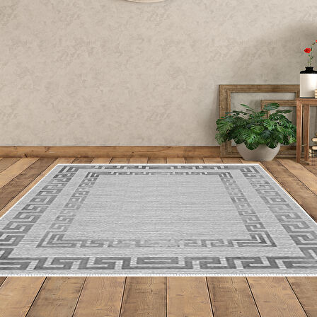 Dekoreko Kaymaz Taban Djt Salon Halısı Star Pamuk Modern Kt418