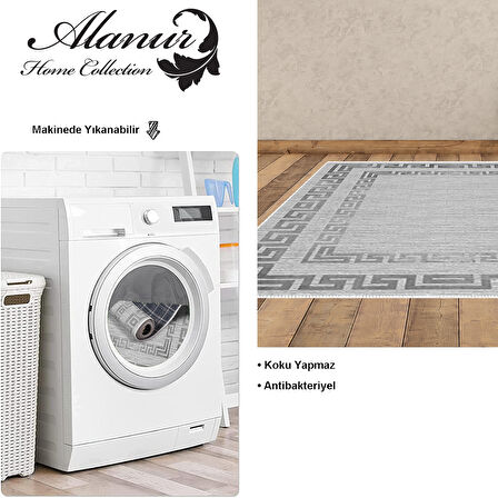 Dekoreko Kaymaz Taban Djt Salon Halısı Star Pamuk Modern Kt418