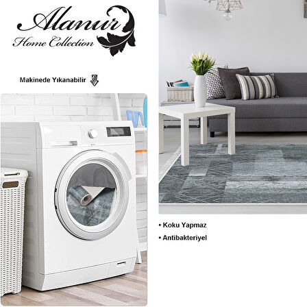 Dekoreko Kaymaz Taban Djt Salon Halısı Trend Saçaklı İskandinav F5132