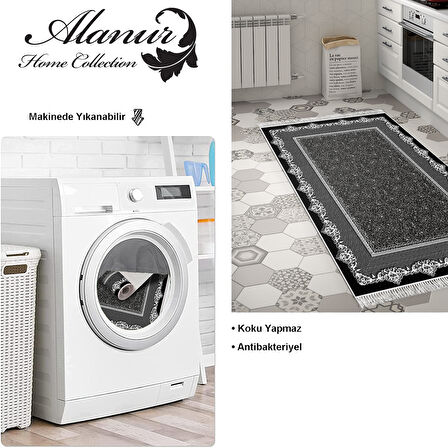 Dekoreko Kaymaz Taban Djt Mutfak Halısı Trend Saçaklı Modern 1692