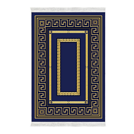 Dekoreko Kaymaz Taban Djt Salon Halısı Star Pamuk Saçaklı Modern 651M