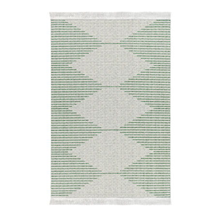 Dekoreko Kaymaz Taban Djt Salon Halısı Star Pamuk Saçaklı İskandinav F5085