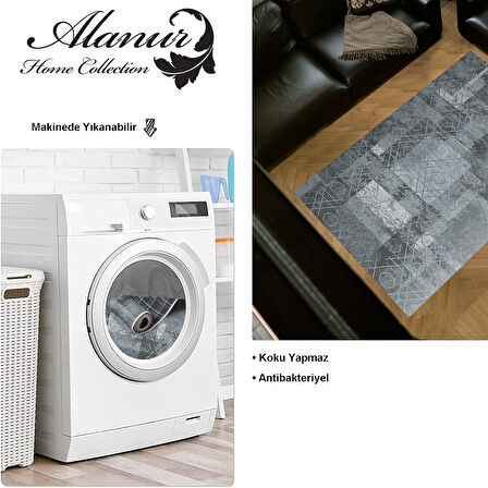 Dekoreko Kaymaz Taban Djt Salon Halısı Star Pamuk İskandinav F5132