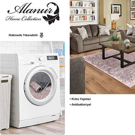 Dekoreko Kaymaz Taban Djt Salon Halısı Star Pamuk Modern 1488