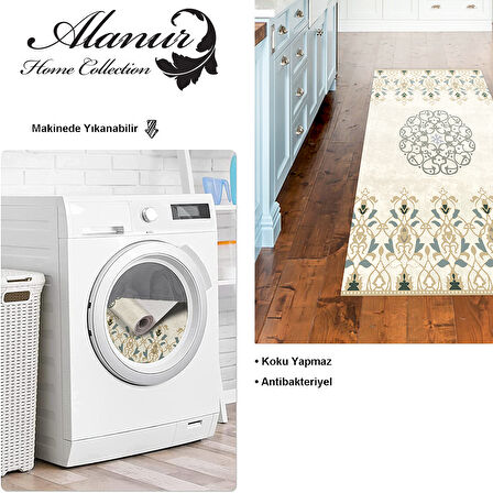 Dekoreko Kaymaz Taban Djt Mutfak Halısı Trend Modern 1491