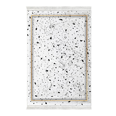 Dekoreko Kaymaz Taban Djt Mutfak Halısı Trend Saçaklı Modern M12366