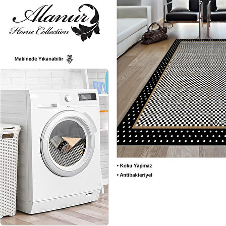 Dekoreko Kaymaz Taban Djt Salon Halısı Yıldız Deri Modern 604M