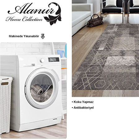 Dekoreko Kaymaz Taban Djt Salon Halısı Star Pamuk İskandinav F5132