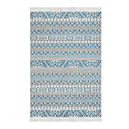 Dekoreko Kaymaz Taban Djt Salon Halısı Trend Saçaklı İskandinav F5082