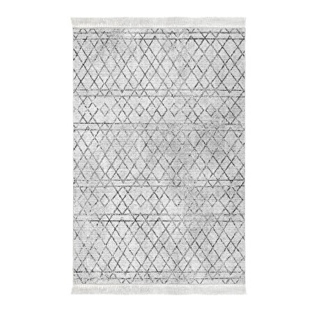 Dekoreko Kaymaz Taban Djt Banyo Halısı Trend Saçaklı İskandinav F5079