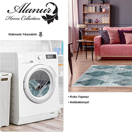 Dekoreko Kaymaz Taban Djt Salon Halısı Star Pamuk İskandinav F5131