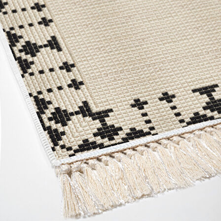 Dekoreko Kaymaz Taban Djt Mutfak Halısı Trend Saçaklı Modern 1945