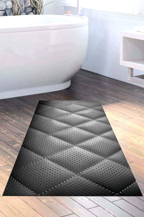 Kaymaz Dijital Mutfak & Salon Halı Star Pamuk Geometrik E5013