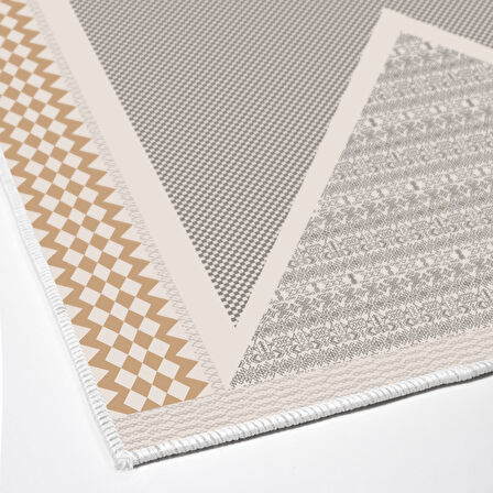 Dekoreko Kaymaz Taban Djt Mutfak Halısı Star Pamuk Modern P1526