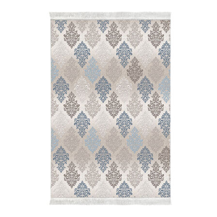 Dekoreko Kaymaz Taban Djt Mutfak Halısı Yıldız Deri Saçaklı Modern 674M