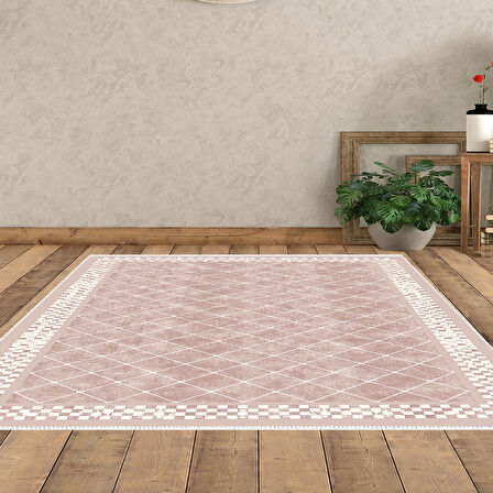 Dekoreko Kaymaz Taban Djt Salon Halısı Yıldız Deri Modern 603M