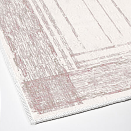 Dekoreko Kaymaz Taban Djt Salon Halısı Yıldız Deri Modern M5076